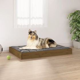 Dog Bed Honey Brown Solid Pine Wood 36.0 x 25.2 x 3.5 in Simple Dog Bed Honey Brown Solid Pine Wood 36.0 x 25.2 x 3.5 in Simple